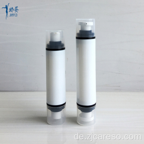 10+10ml Doppelpumpe PP Airless-Flasche